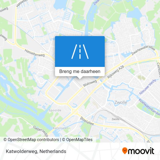 Katwolderweg kaart