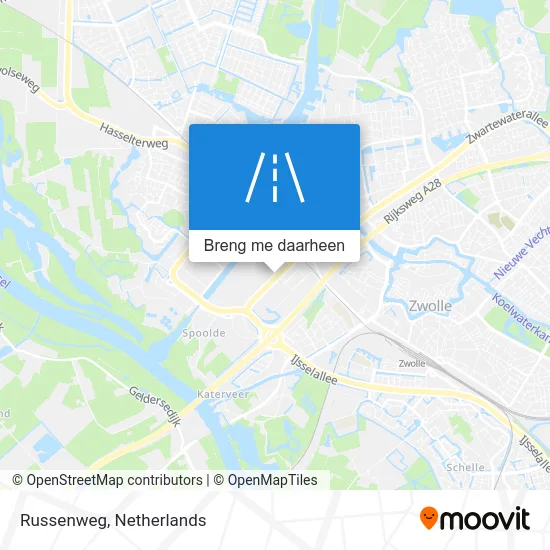 Russenweg kaart