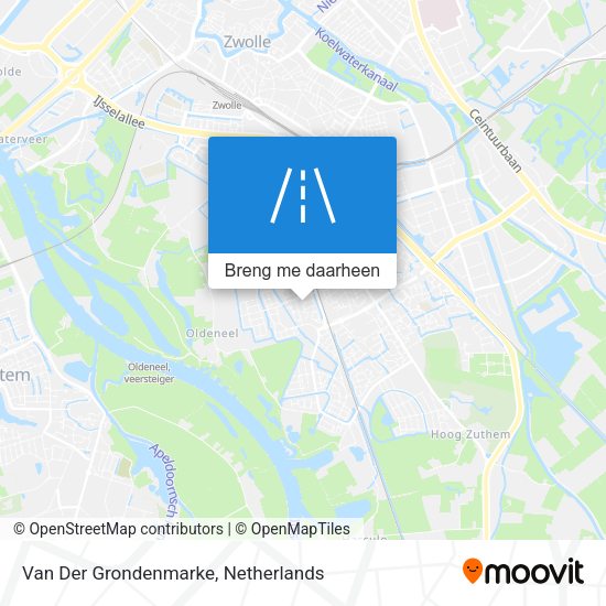 Van Der Grondenmarke kaart