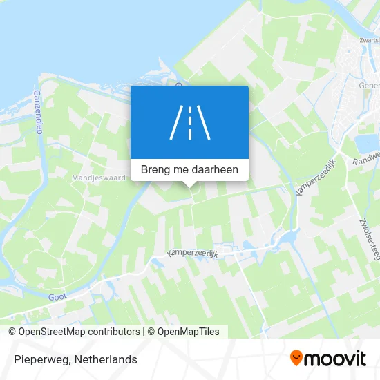 Pieperweg kaart