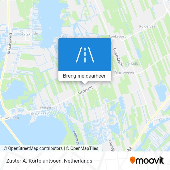 Zuster A. Kortplantsoen kaart