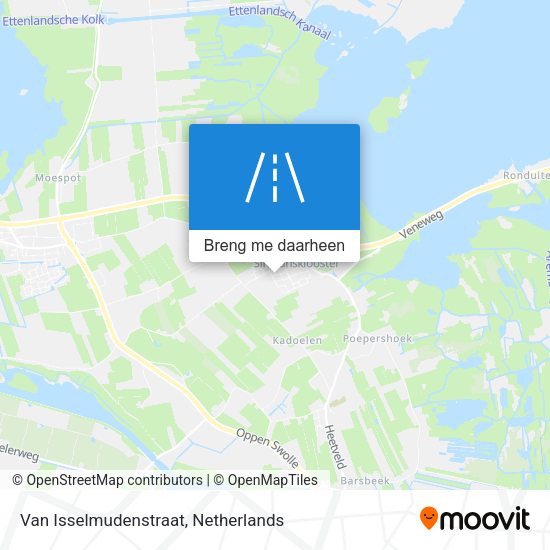 Van Isselmudenstraat kaart
