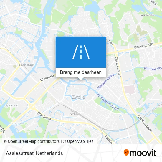 Assiesstraat kaart