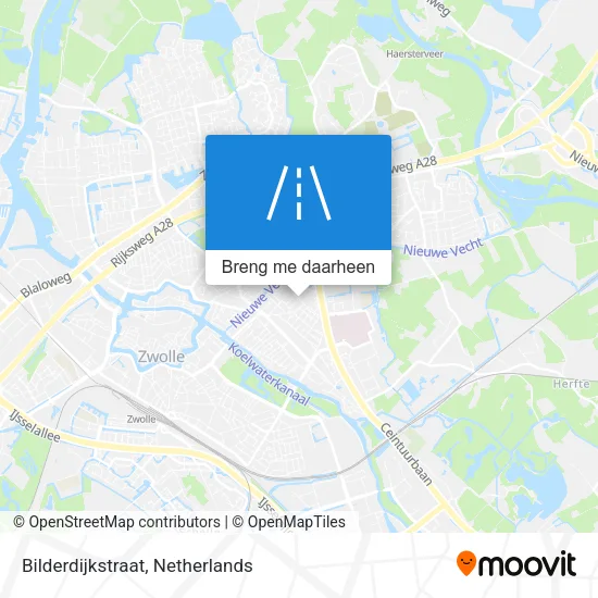Bilderdijkstraat kaart