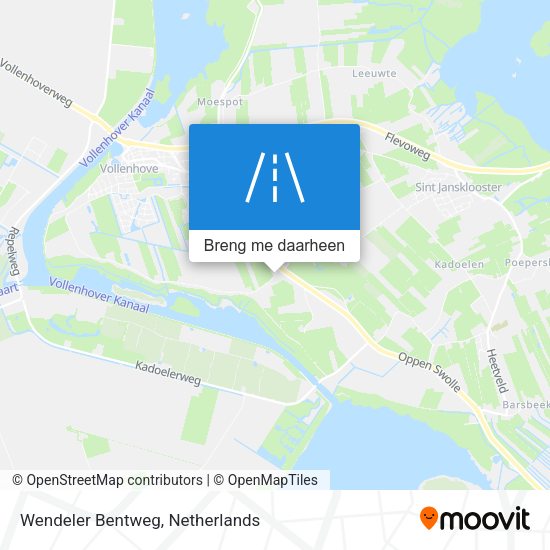 Wendeler Bentweg kaart