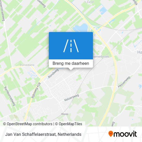 Jan Van Schaffelaerstraat kaart