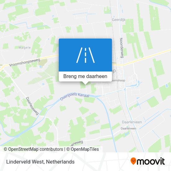 Linderveld West kaart