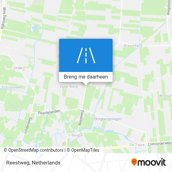 Reestweg kaart