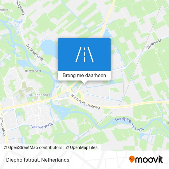 Diepholtstraat kaart