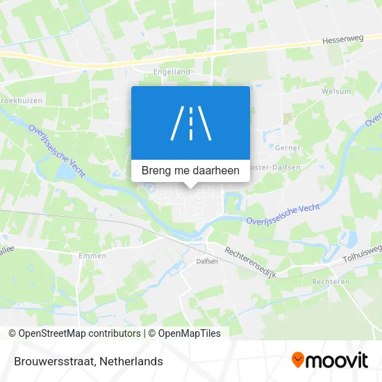 Brouwersstraat kaart