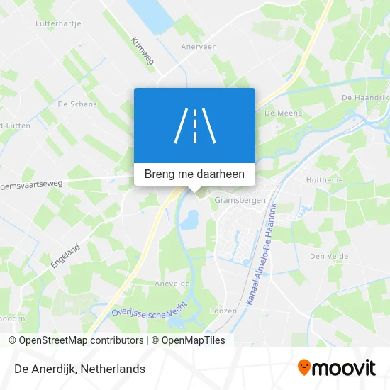 De Anerdijk kaart