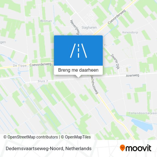 Dedemsvaartseweg-Noord kaart