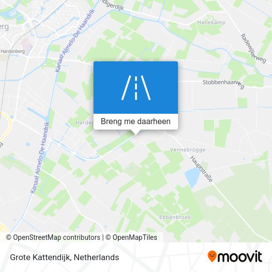 Grote Kattendijk kaart