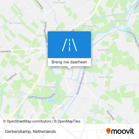 Gerberskamp kaart