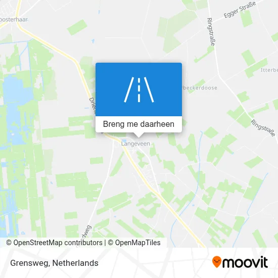 Grensweg kaart