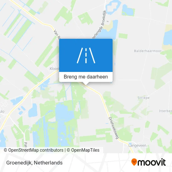 Groenedijk kaart