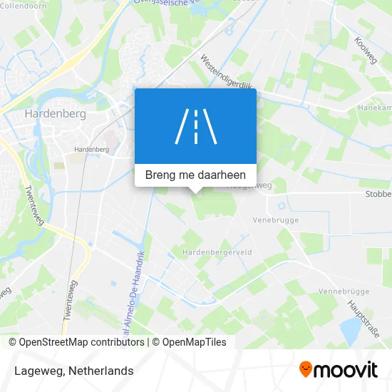 Lageweg kaart