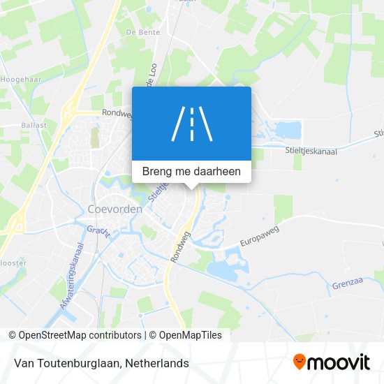 Van Toutenburglaan kaart