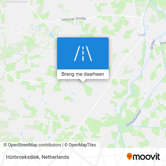 Hürbroeksdiek kaart