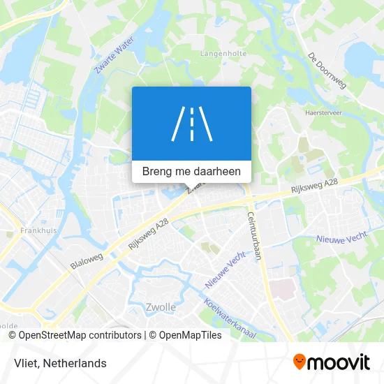 Vliet kaart