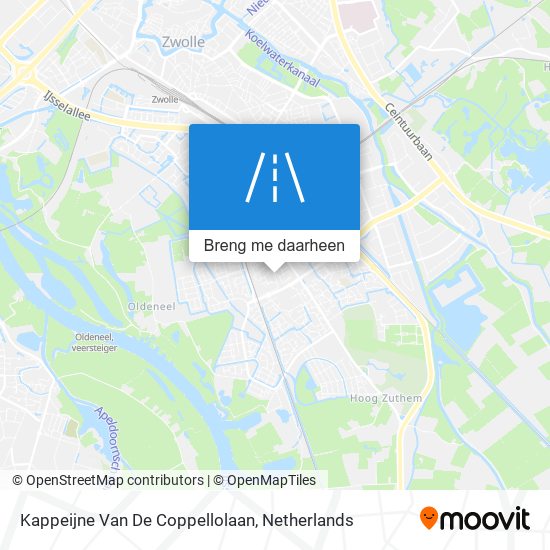 Kappeijne Van De Coppellolaan kaart