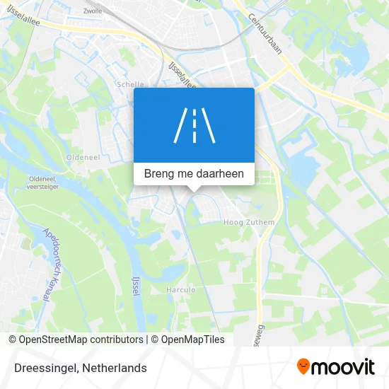 Dreessingel kaart