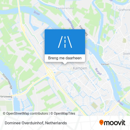 Dominee Overduinhof kaart