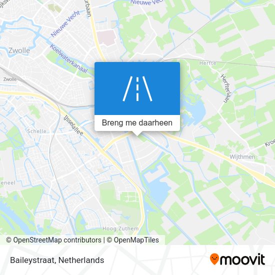 Baileystraat kaart