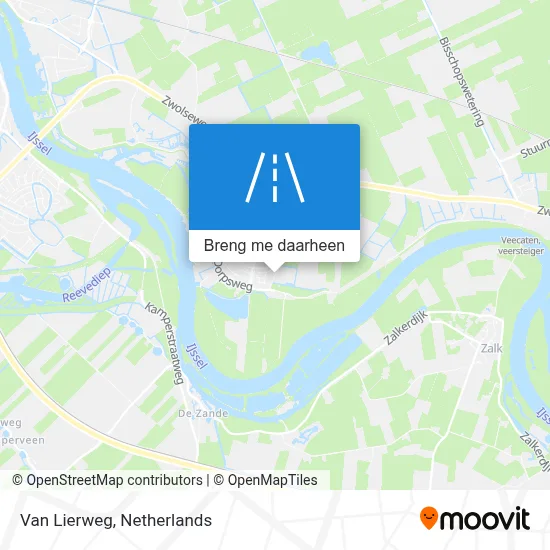 Van Lierweg kaart