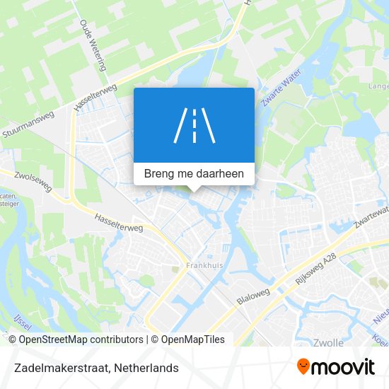 Zadelmakerstraat kaart