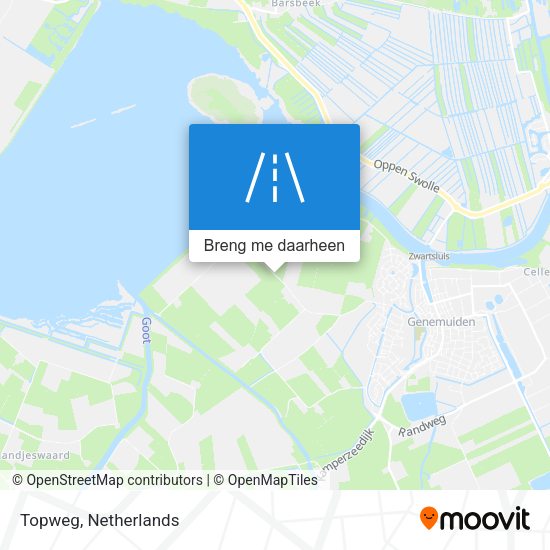 Topweg kaart