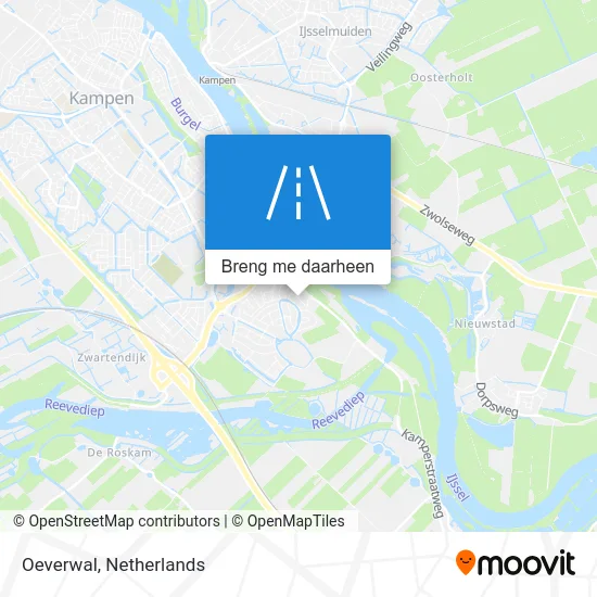 Oeverwal kaart