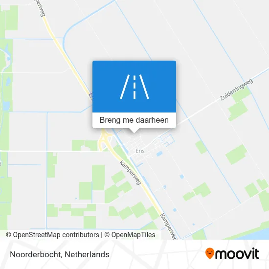 Noorderbocht kaart