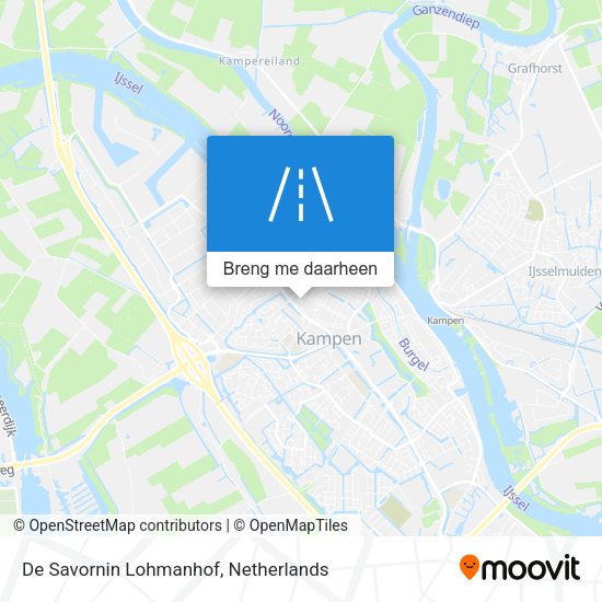 De Savornin Lohmanhof kaart