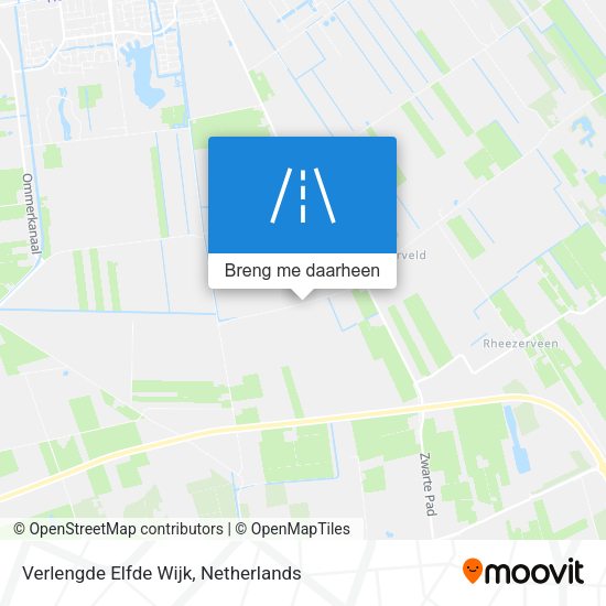Verlengde Elfde Wijk kaart