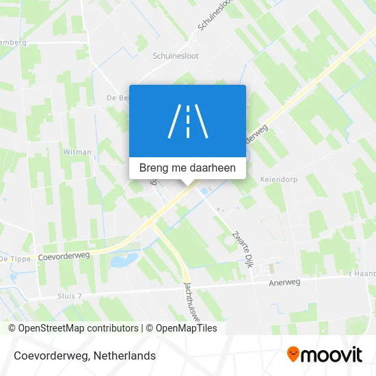 Coevorderweg kaart