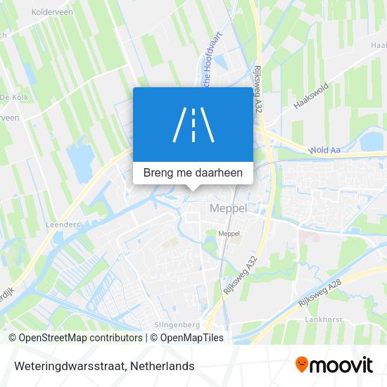Weteringdwarsstraat kaart