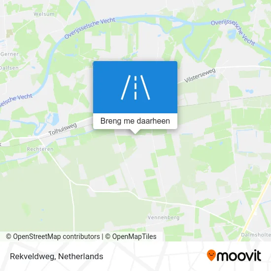 Rekveldweg kaart