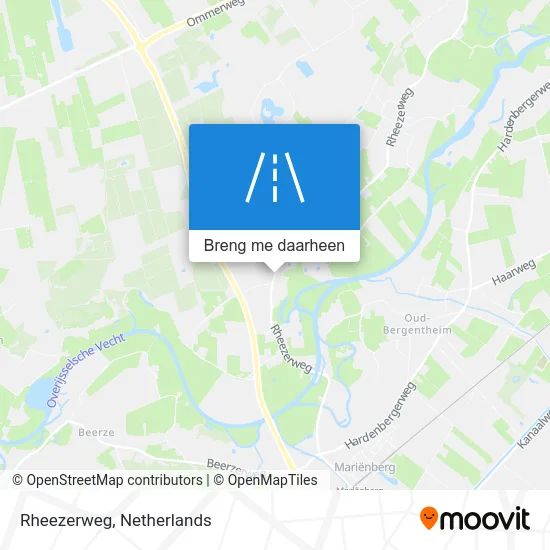 Rheezerweg kaart