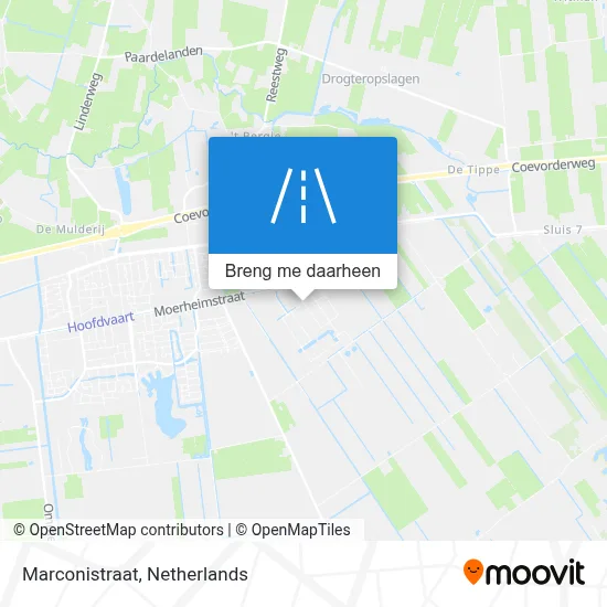 Marconistraat kaart