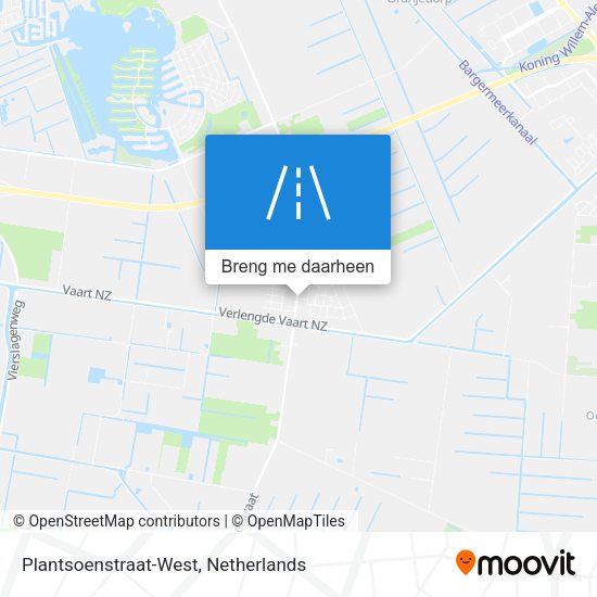Plantsoenstraat-West kaart