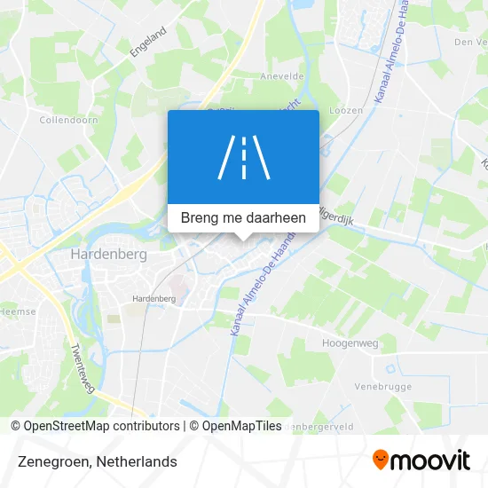 Zenegroen kaart