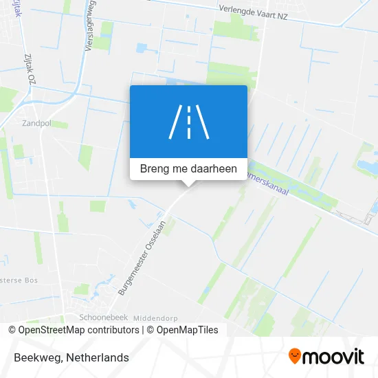 Beekweg kaart