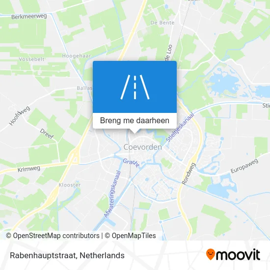 Rabenhauptstraat kaart