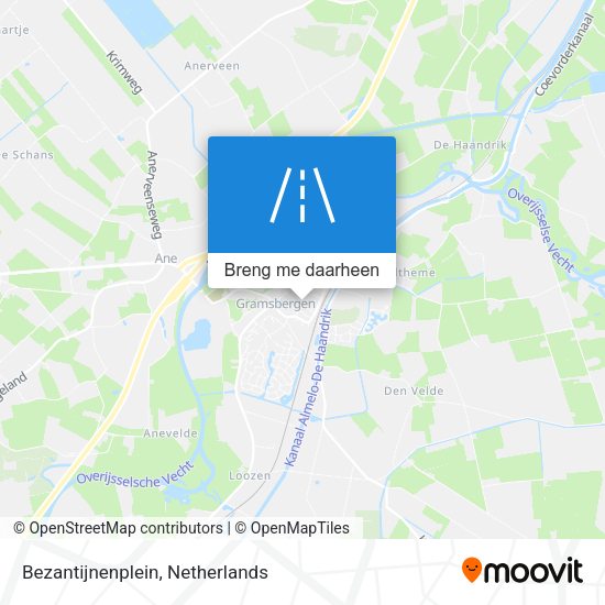 Bezantijnenplein kaart