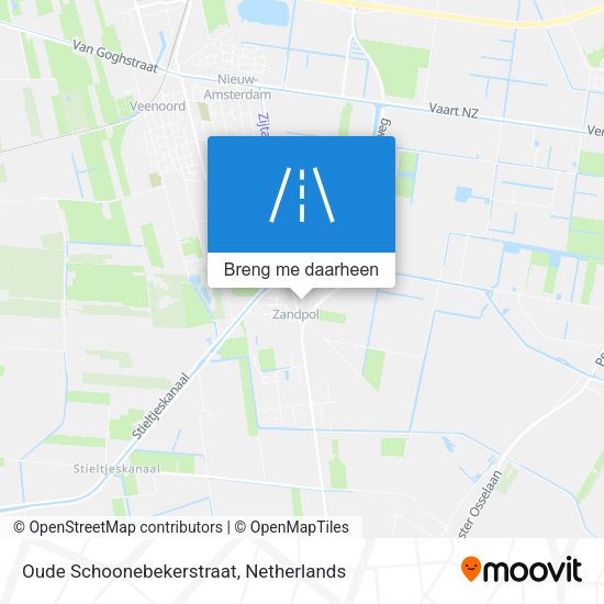 Oude Schoonebekerstraat kaart