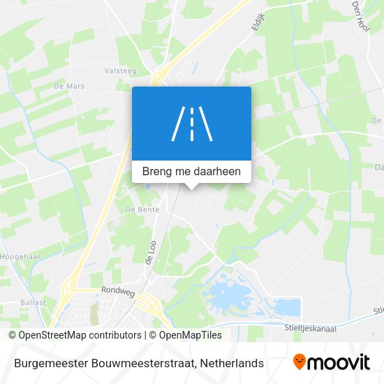 Burgemeester Bouwmeesterstraat kaart