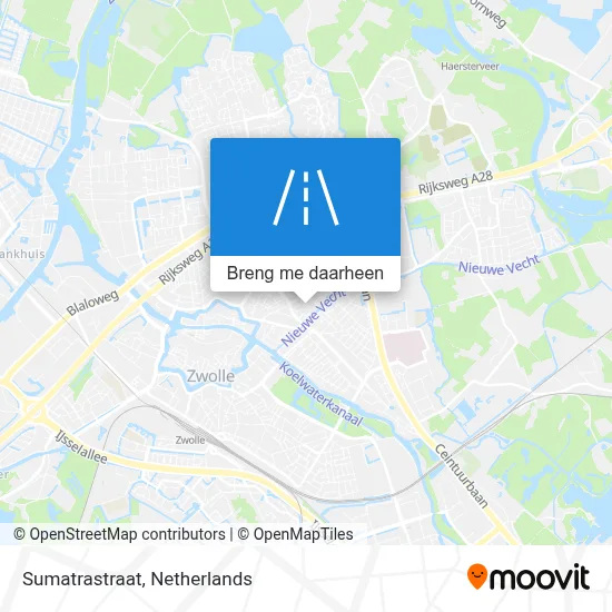 Sumatrastraat kaart