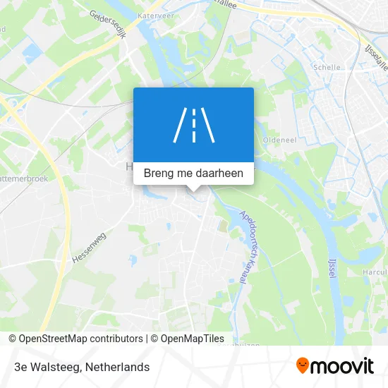 3e Walsteeg kaart