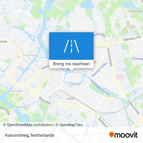Kanonsteeg kaart